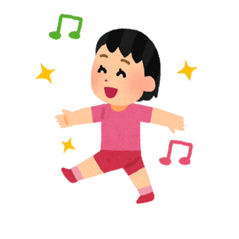 通園を楽しむ娘