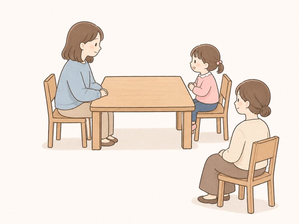 知能検査　様子